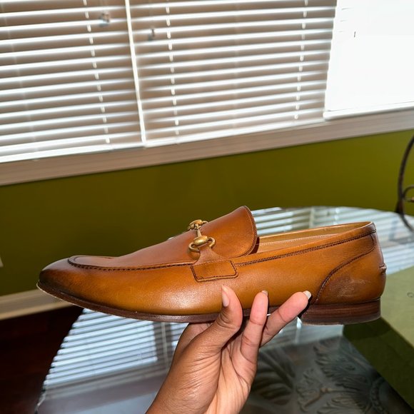 Men\'s Gucci Leather Brown Loafers main image 6